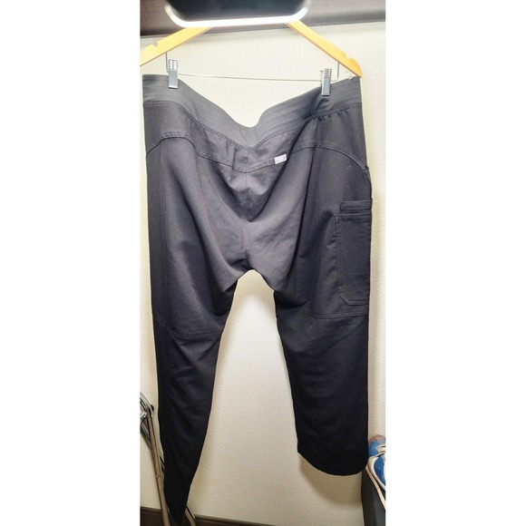 FIGS Technical Collection Black Scrub Pants Womens XXL P Hospital Nurse ER RN - Picture 4 of 6